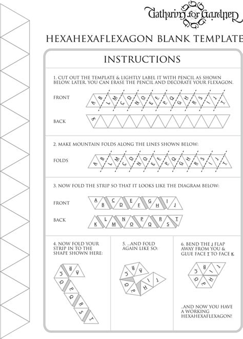 hexaflexagon template  kb  pages