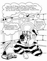 Coloring Pages Inmates Template Comix sketch template