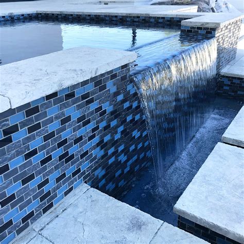 blue    pool tile gxb mosaic glass tile aquablu mosaics