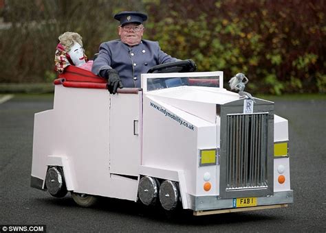 great granddad transforms mobility scooter into lady penelope s roller
