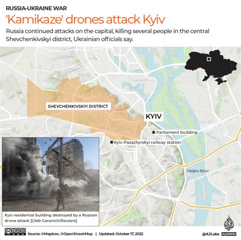 ukraine official condemns iran  russian drone attacks russia