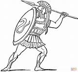 Spartan Drawing Helmet Warrior Getdrawings Coloring Pages sketch template