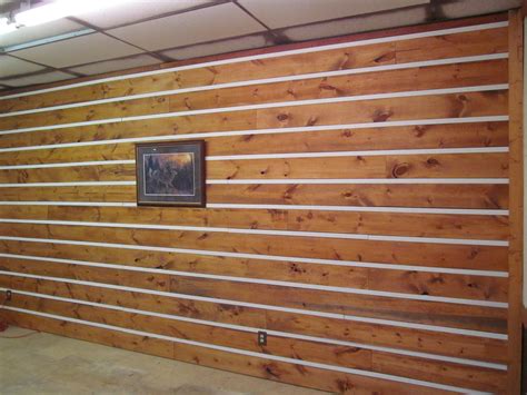 searching   easy  inexpensive   create  log wall    office