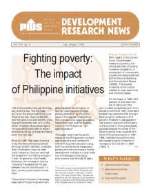 fighting poverty  impact  philippine initiatives  ronald yacat
