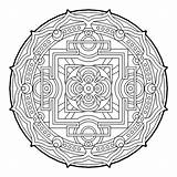 Coloring Pages Geometric Sacred Geometry Fractal Aztec Cool Printable Color Book Mandala Para Complex Beaver Colorear Kids Getcolorings Designs Therapeutic sketch template