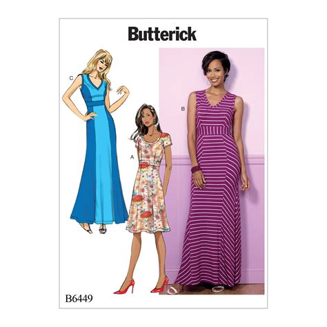 Butterick Pattern Misses Dress 16 18 20 22 24