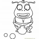 Larva Coloring Brown Pages Dot Cartoon Kids Coloringpages101 Worksheet Printable Series sketch template