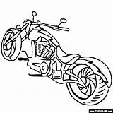 Coloring Pages Motorcycle Chopper Wheeler Harley Bike Davidson Print Motocross Thecolor Dirt Boy Motorcycles Bad Bikes Book Color Motor Printable sketch template