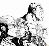 Avengers Pages Coloring Color Six Members Coloringpagesonly Printable Cartoon Drawing Print Avenger Marvel Behance Process Ii sketch template