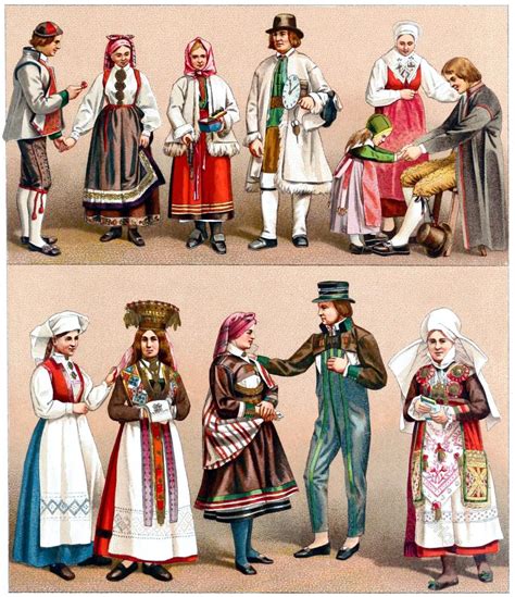 Traditional Swedish Dress Culture And Customs Of The Various Regions