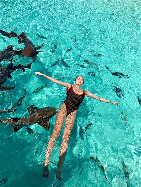 thylane blondeau celebrate her 18th birthday in bahamas april 2019
