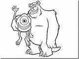 Clarence Monstruos Monster Sully Sullivan Sulley Wazowski Randall sketch template