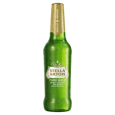 cerveja stella artois pure gold sem gluten long neck ml pao de acucar