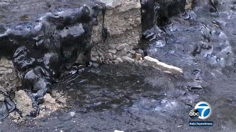 Black Tar Like Substance Oozing From Ground In Riverside County Town Of