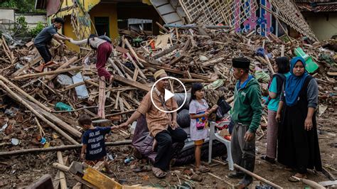 indonesian tsunami scenes of devastation the new york times