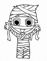 Mummy Halloween Coloring Pages Cliparts Clipart Costume Favorites Add sketch template