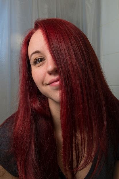 How To Dye Your Brown Hair Red Without Bleach If You Re In The Mood To
