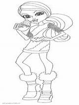 Abbey Coloring Pages Bominable Monster High Girls Printable sketch template