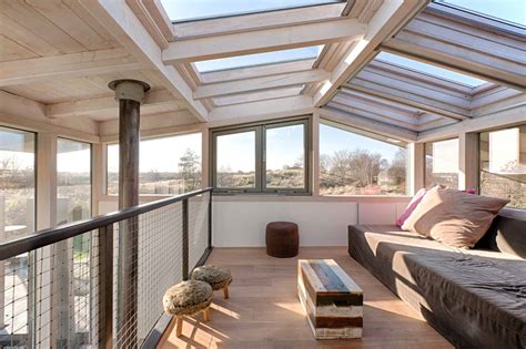 dream holiday home design  loft  glass ceiling