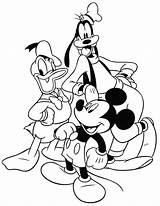 Mickey Mouse Pages Printable Coloring Micky Sheets Donald Duck Goofy Clubhouse Colouring Characters Did Kids Disney Color Halloween Sheet Cute sketch template