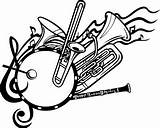 Band Clipart Jazz Clip Pep Cliparts Library sketch template