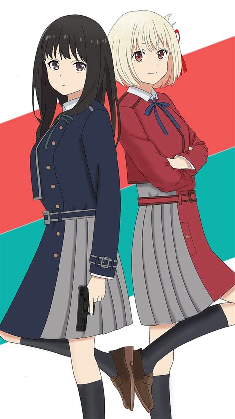 hd wallpaper anime anime girls lycoris recoil nishikigi chisato
