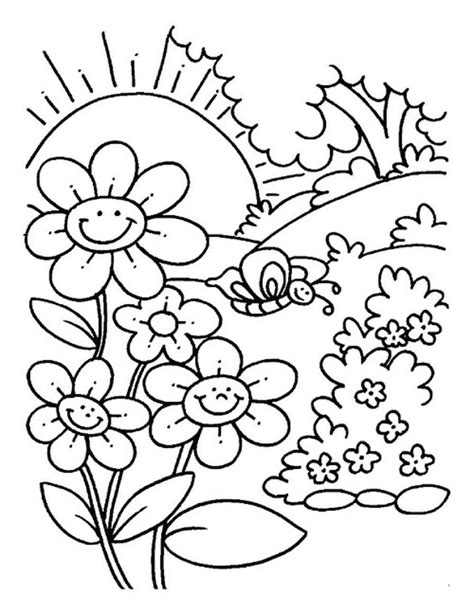 flower garden coloring pages info