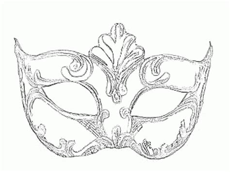 masquerade mask template sketch coloring page
