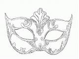 Mask Masquerade Masks Drawing Venice Coloring Pages Clipart Template Carnival Adult Venetian Pj Mardi Gras Kids Printable Patterns Carnevale Getdrawings sketch template
