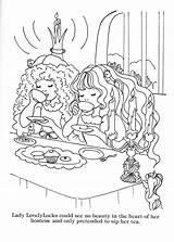 Lovely Locks Lady Coloring Book Visit Pages sketch template