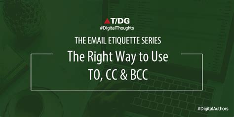 email etiquette series     cc  bccs tdg blog digital thoughts