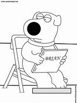 Guy Family Coloring Pages Brian Griffin Printable Stewie Meg Color Chris Print Peter Getcolorings Lois Re They Cartoons Kids Comments sketch template