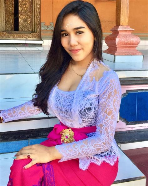 I 💗 Balinese Girls Kebaya Bali Batik Kebaya Kebaya Dress Asian Girl