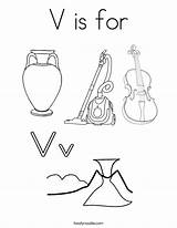 Coloring Letter Pages Violin Alphabet Twistynoodle Printable Color Kids Print Letters Numbers Book Built California Usa Getcolorings Comments sketch template