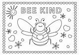 Bee Colouring Sheet sketch template