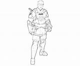 Mortal Stryker Swat Coloring Pages Kurtis Combat Team Back Another Template Printable sketch template