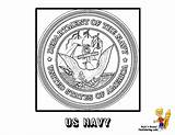 Coloring Pages Military Emblems Navy States United Comments sketch template