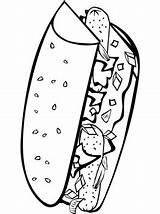 Sandwich Kleurplaat Coloring Brood Create Maak Persoonlijke Stemmen sketch template