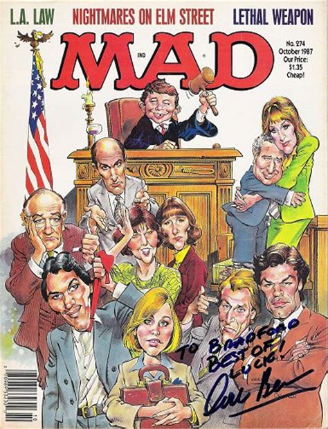 Doug Gilfords Mad Cover Site Bradfords Autographed Mad Covers
