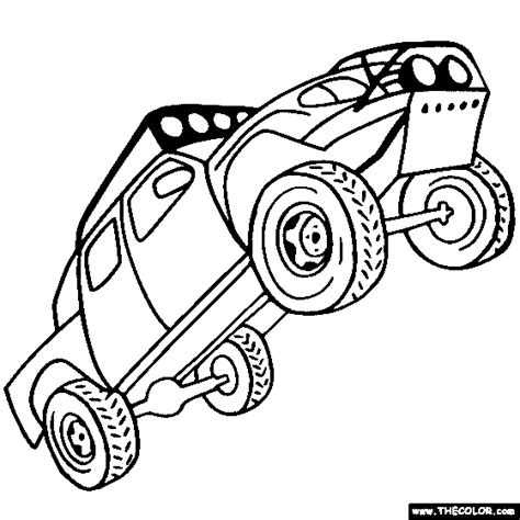 baja  racing truck  coloring page truck coloring pages