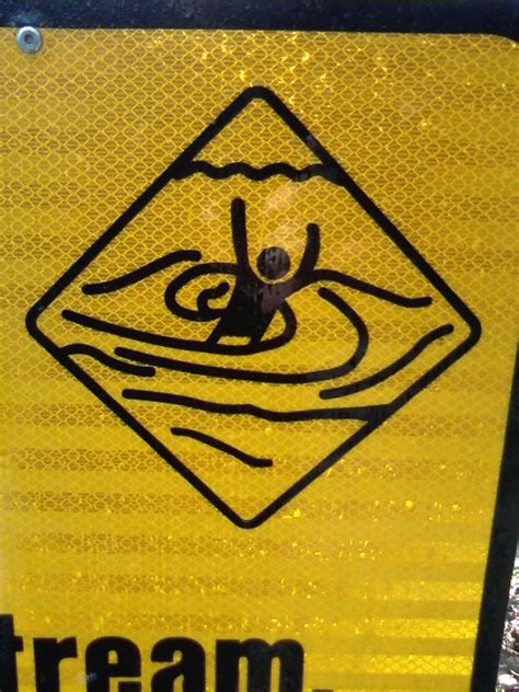 warning whirlpool  great warning sign   recreation  flickr