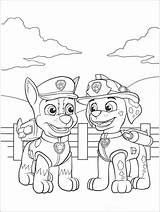 Paw Patrol Pups sketch template