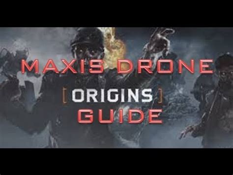 build  maxis drone  part locations origins black ops  zombies youtube