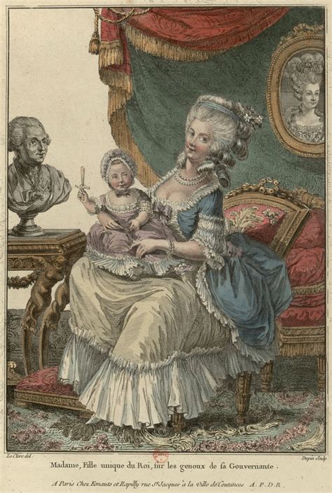 Ca 1779 Marie Thérèse Charlotte Of France And Her