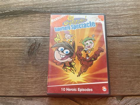 oddparents channel chasers superhero spectacle  discs