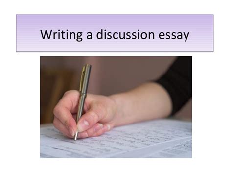 writing  discussion essay  eso