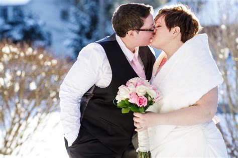 Pin On Brides In Pants Lesbian And Queer Wedding Inspiration