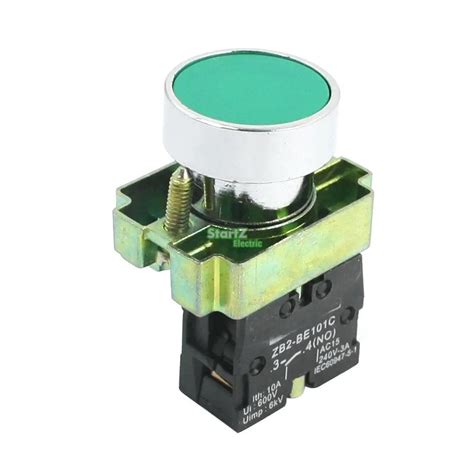 mm panel mounted ac   spst  momentary push button switch