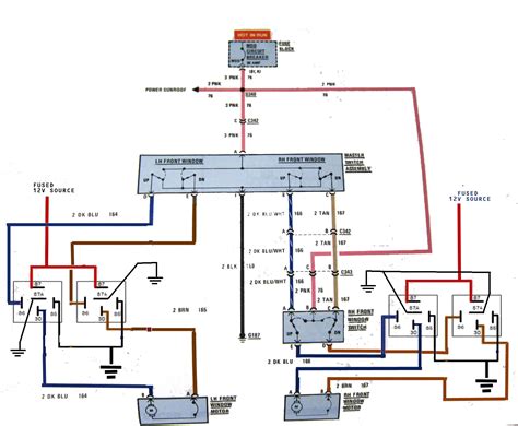 power window wiring diagram adding relays  speed   window motors gbodyforum