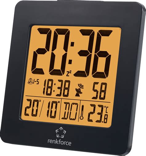 renkforce  radio alarm clock black alarm times  conradcom